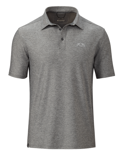 KUIU Performance Polo | Heather Gunmetal
