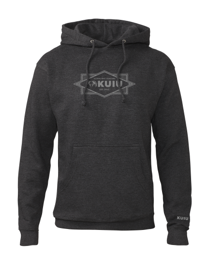 KUIU Emblem Logo Hoodie | Charcoal